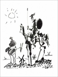 Don Quichotte par Picasso 