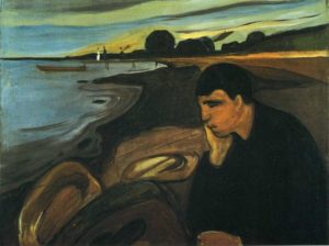 Mélancolie, Edvard Munch