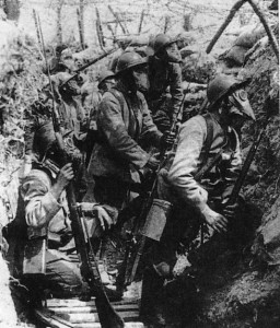 Soldats Français durant la bataille de Verdun