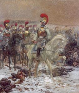 Carabiniers à cheval en Russie par Edouard Detaille