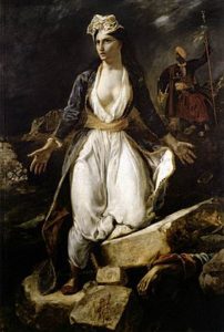 La Grèce sur les ruines de Missolonghi est un tableau réalisé par Eugène Delacroix en 1826